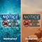 Signmission No Food Or Drinks In The Classroom Sign With Symbol, 14 in W x Rectangle, Vinyl Decal OS-2PACK-NS-D-1014-L-14610 - alternate 3